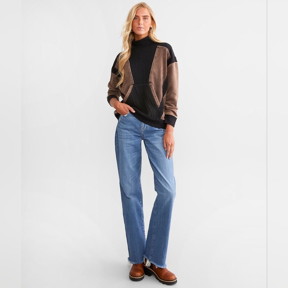 BKE Pieced Sweater Knit Pullover - Picture 6 of 10